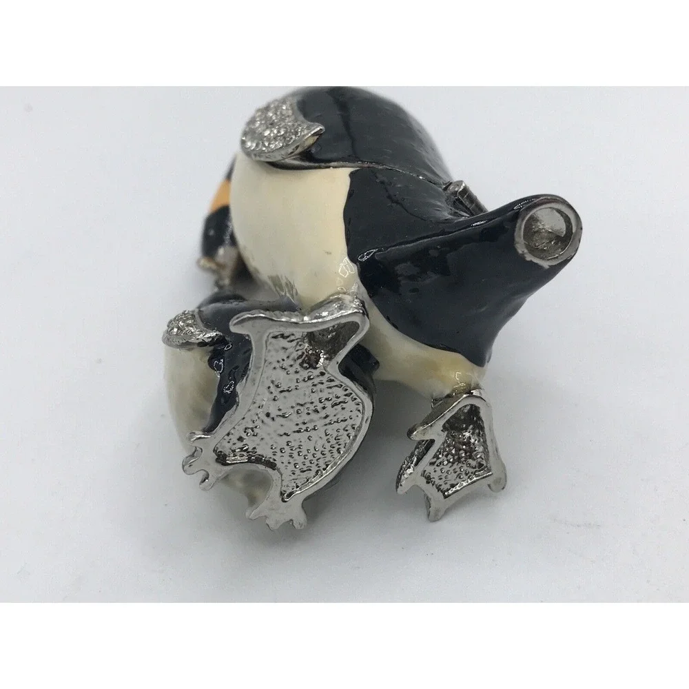 Emperor Penguin & Baby Trinket Box‎